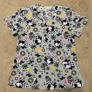 GT Performance Print Scrub Top